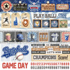 Memory Place Baseball Cardstock 12"X12"-Strike! - 5A003QXC-1HMFY