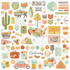 Simple Stories Chipboard Stickers 12"X12"-Open Road - 5A003Q9Z-1HL20
