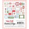 Echo Park Frames & Tags Ephemera-Strawberry Fields - 5A003QRR-1HM5D