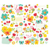 Simple Stories Floral Bits & Pieces Die Cuts-Sweet Summertime - 5A003Q4S-1HKK6