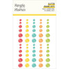 Simple Stories Glitter Enamel Dots-Sweet Summertime - 5A003Q4H-1HKKQ - 810191524694