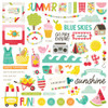 Simple Stories Chipboard Stickers 12"X12"-Sweet Summertime - 5A003Q4D-1HKKM