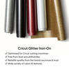 Cricut Glitter Iron-On-White - 5A003M3H-1HHBS