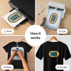 Cricut Printable Iron-On For Dark Fabrics 3/PC-US Letter, Transparent - 5A003M4K-1HHDG