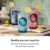 Cricut Waterproof Sticker Set 6/PC-US Letter, Transparent - 5A003M50-1HHC8