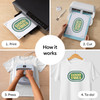 Cricut Printable Iron-On For Light Fabrics 5/PC-US Letter, Transparent - 5A003M3M-1HHCG