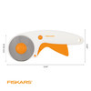 Fiskars 60MM Trigger Rotary Cutter-Trigger Rotary Cutter - 5A003KP8-1HG5Q
