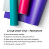 Cricut Smart Vinyl Matless Permanent Vinyl 12FT-Black, Permanent - 5A003N5B-1HJMM