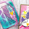 Dina Wakley MEdia Stencils 6"X6"-Groovy Coaster - 5A003Q26-1HKF7