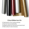 Cricut Glitter Iron-On-Silver - 5A003N5R-1HJMW