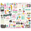 Simple Stories Bits & Pieces Die Cuts-Totally 80's - 5A003Q42-1HKJP