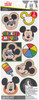 EK Disney Large Flat Stickers 2/Sheets-Mickey Head Badges - E8600804 - 015586008043