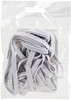 Dritz Pre-Cut Braided Elastic 1/4"X3yd-White - 653670