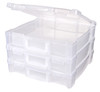 ArtBin Essentials Box W/Handle-12"X12" Translucent - 6913AB