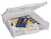 ArtBin Essentials Box W/Handle-12"X12" Translucent - 6913AB
