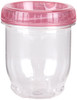 ArtBin Twisterz Jar Set Small/Tall 3/Pkg-Multi-Colored Lids - 6941AD
