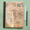 AC Sustainable Journaling Notebook 7.5"X9.75" W/80 Sheets-Maps - AC380874