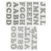 Dritz Iron-On Letters Soft Flex - 1.25" Cooper-Silver Metallic - SF152-71