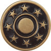 Dritz No-Sew Jean Buttons 11/16" 6/Pkg-Antique Brass - 4-38