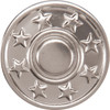 Dritz No-Sew Jean Buttons 11/16" 6/Pkg-Nickel - 4-65