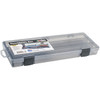ArtBin Pencil/Utility Box-12.38"X4.875"X1.75" Translucent Charcoal - 6900AB