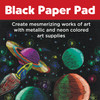 3 Pack - Black Paper Sketch Pad 9"X12"-40 sheets - 14563
