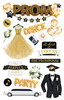 3 Pack - Paper House 3D Stickers 4.5"X7.5"-Prom - STDM297E