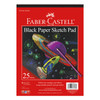 Black Paper Sketch Pad 9"X12"-40 sheets - 14563 - 092633703564