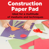 Construction Paper Pad 9"X12"-60 Sheets - 14553