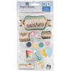 3 Pack - Paper House 3D Stickers 4.5"X7.5"-Birthday Wishes - STDM242E - 767636377370