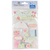 3 Pack - Paper House 3D Stickers 4.5"X7.5"-Bridal Shower - STDM198E - 767636376953
