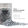6 Pack - Plaid Fragment Effects Glass Chips Metallic 6oz-Metallic Silver - 5A002B44-1GDK6