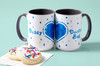 2 Pack - Cricut Mug Press Ceramic Mug Blank 15oz-White/Gray - 2009330