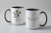 2 Pack - Cricut Mug Press Ceramic Mug Blank 15oz-White/Gray - 2009330