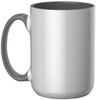 Cricut Mug Press Ceramic Mug Blank 15oz-White/Gray - 2009330