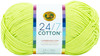3 Pack - Lion Brand 24/7 Cotton Yarn-Lime - 761-170 - 023032079080