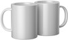 2 Pack - Cricut Mug Press Ceramic Mug Blank 15oz 2/Pkg-White - 2007823