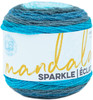 3 Pack - Lion Brand Mandala Sparkle Yarn-Aquarius - 527-315 - 023032028330
