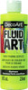 3 Pack - DecoArt FluidArt Ready-To-Pour Acrylic Paint 8oz-Chartreuse - DFA-09 - 766218117878