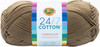 3 Pack - Lion Brand 24/7 Cotton Yarn-Taupe - 761-122 - 023032015958