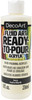3 Pack - DecoArt FluidArt Ready-To-Pour Acrylic Paint 8oz-Ivory - DFA-23 - 766218124968