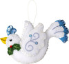 Bucilla Felt Ornaments Applique Kit Set Of 6-Holiday Favorites - 89577E