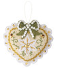 Bucilla Felt Ornaments Applique Kit Set Of 6-Holiday Glitz - 89637E