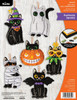 Bucilla Felt Ornaments Applique Kit Set Of 6-Purrfectly Spooky - 89649E - 046109896496