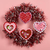 Bucilla Felt Ornaments Applique Kit Set Of 4-Heartfelt Treasures - 5A002K2H-1GLKG