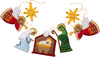 Bucilla Felt Garland Applique Kit 36" Long-Nativity Scene - 5A002DC5-1GGD9