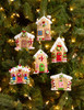 Bucilla Felt Ornaments Applique Kit Set Of 6-Candy Christmas Cottages - 5A002DC6-1GGDB