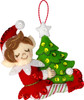Bucilla Felt Ornaments Applique Kit Set Of 4-Merry Elves - 5A0021SM-1G4PC