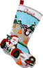 Bucilla Felt Stocking Applique Kit 18" Long-Holiday Speedway - 5A002LWD-1GNKP - 046109897479