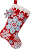 Bucilla Felt Stocking Applique Kit 18" Long-Frosty Flurries - 5A002K2C-1GLKL - 046109897356